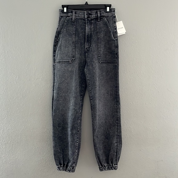 MOTHER- The Wrapper Patch Springy Ankle in Train Stops - Picture 9 of 17